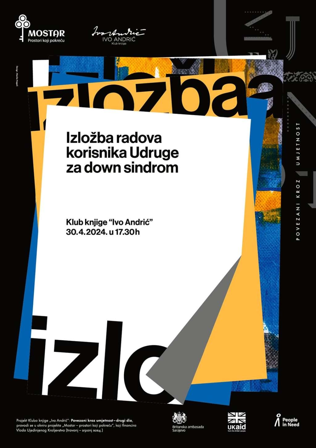 Izložba radova korisnika Udruge za Down sindrom Mostar 30. travnja